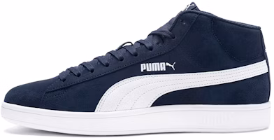Puma Smash v2 Mid Mid Tops Casual Skateboarding Shoes Unisex Blue White 366923-04 Puma Smash v2 Mid Mid Tops Casual Skateboarding Shoes Unisex Blue White 366923-04