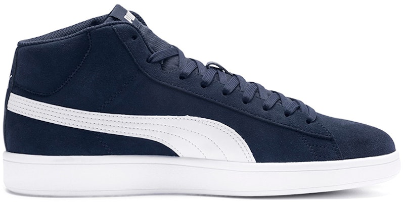 Puma Smash v2 Mid Mid Tops Casual Skateboarding Shoes Unisex Blue White 366923-04 Order Puma Smash v2 Mid Mid Tops Casual Skateboarding Shoes Unisex Blue White 366923-04