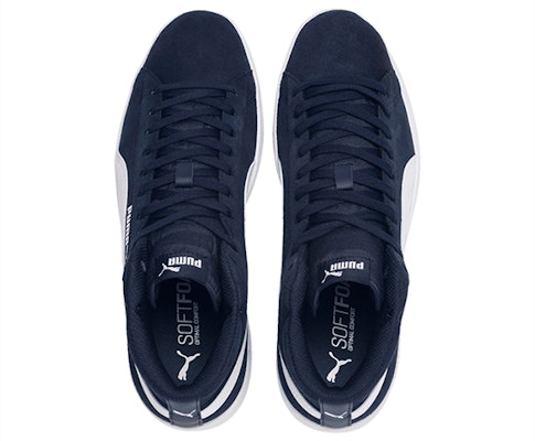 Puma Smash v2 Mid Mid Tops Casual Skateboarding Shoes Unisex Blue White 366923-04 Lookbook Puma Smash v2 Mid Mid Tops Casual Skateboarding Shoes Unisex Blue White 366923-04