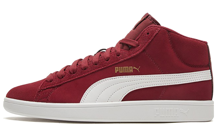 Buy PUMA Smash 耐磨 中筒 板鞋 男女鞋 紅白