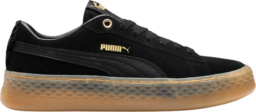 Puma smash top platform black