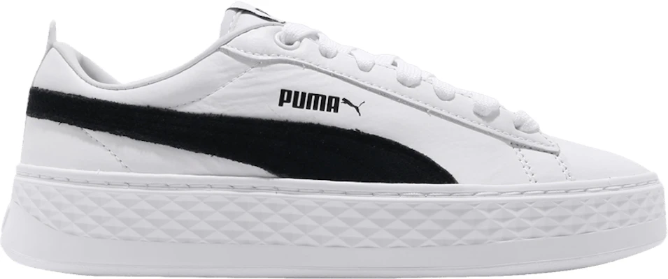 Puma smash platform l best sale white