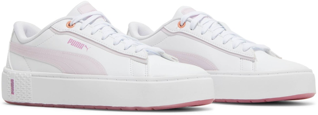 (女款) Puma Smash Platform V2 'Candy - White Lavender Fog' 383878-01 Cheap (女款) Puma Smash Platform V2 'Candy - White Lavender Fog' 383878-01
