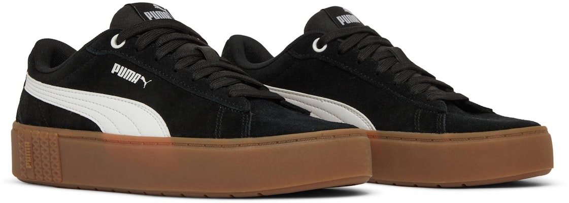 (女生)Puma Smash Platform v2 麂皮 '黑褐色' 373037-01 Cheap (女生)Puma Smash Platform v2 麂皮 '黑褐色' 373037-01