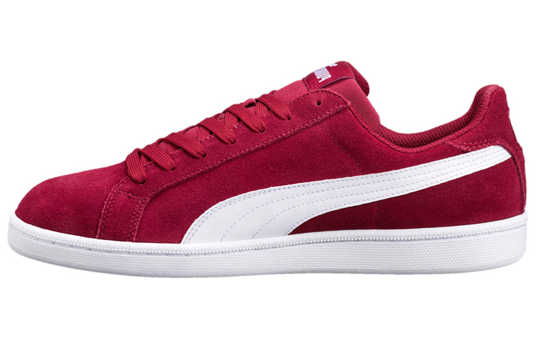 Puma Smash Suede Retro Low Top skate shoes Red 361730-18