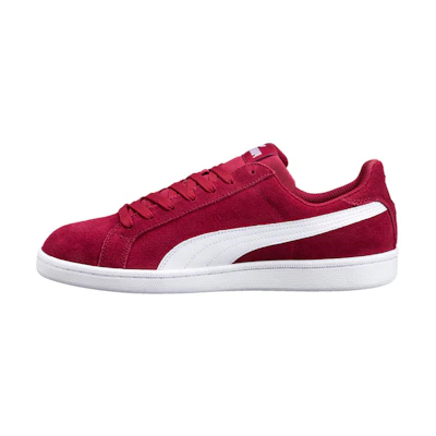 Puma Smash Suede Retro Low Top skate shoes Red