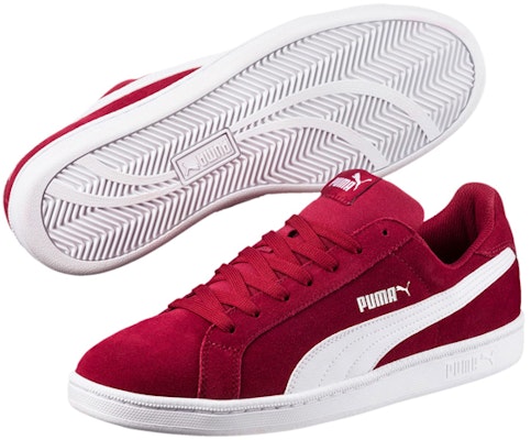 Puma Smash Suede Retro Low Top skate shoes Red 361730-18 Order Puma Smash Suede Retro Low Top skate shoes Red 361730-18