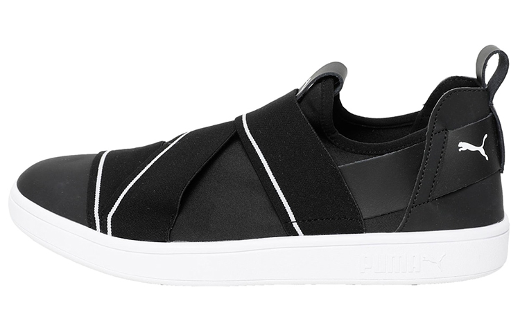 Puma Smash v2 Slip On Black/ 'White' 369129-01