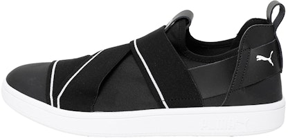 Puma Smash v2 Slip On Black/ 'White' 369129-01 Puma Smash v2 Slip On Black/ 'White' 369129-01