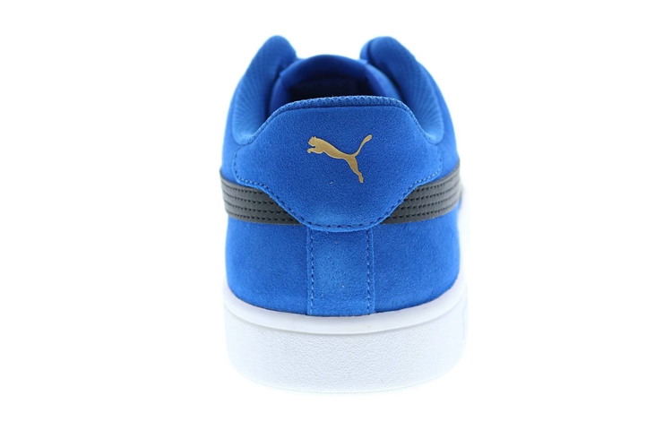 Shop Puma Smash V2 輕便透氣低筒休閒板鞋 藍黑