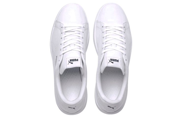 Shop 푸마 스매쉬 v2 '가죽 퍼프 - 화이트' 365213-02