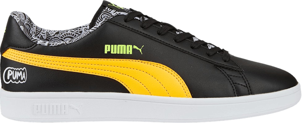 Puma Smash V2 'Me Happy - Hitam Kuning' 386396-02 Buy Puma Smash V2 'Me Happy - Hitam Kuning' 386396-02