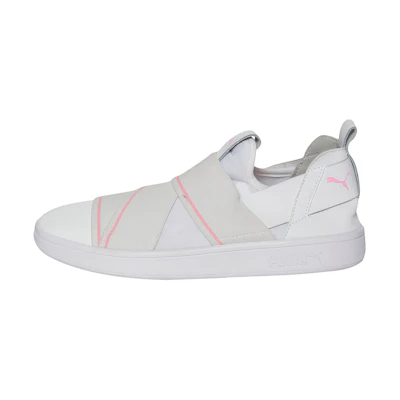 Puma Smash v2 Slip On White/ 'Pink'