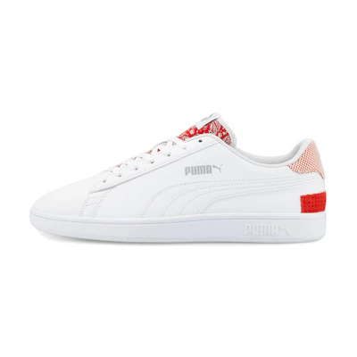 Puma Smash v2 'Patchwork White Red'