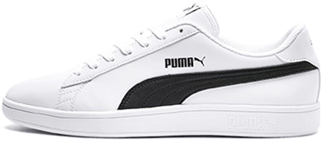 Puma Smash V2 Buck Casual Board Shoes Black/White 365160-07 Puma Smash V2 Buck Casual Board Shoes Black/White 365160-07