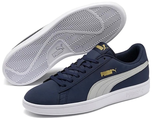 Puma Smash V2 Buck Biru/ 'Putih' 365610-26 Shop Puma Smash V2 Buck Biru/ 'Putih' 365610-26