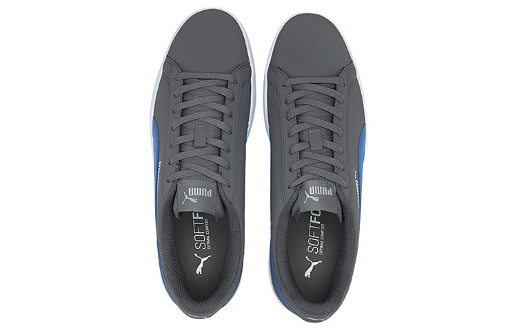 Lookbook PUMA Smash v2 Buck 低筒 板鞋 男女款 灰藍白