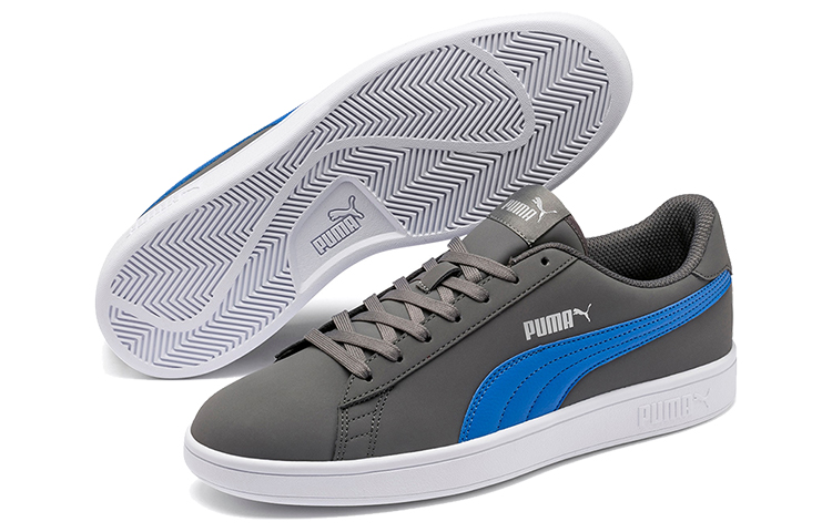 Purchase PUMA Smash v2 Buck 低筒 板鞋 男女款 灰藍白