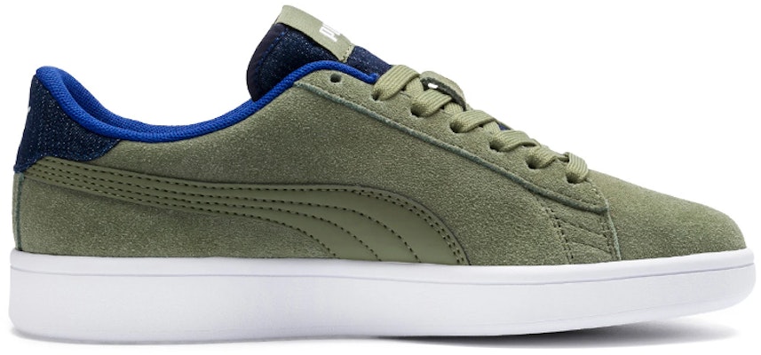 Puma Smash V2 牛仔布 休閒板鞋 綠 Order Puma Smash V2 牛仔布 休閒板鞋 綠