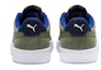 Shop Puma Smash V2 牛仔布 休閒板鞋 綠