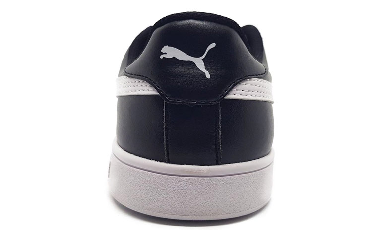 Lookbook プーマ スマッシュV2 L ブラック/ホワイト 367074-04