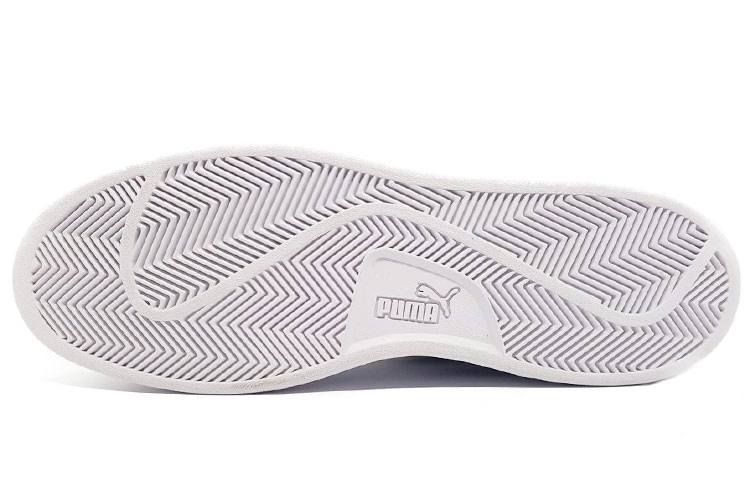 Shop プーマ スマッシュV2 L ブラック/ホワイト 367074-04