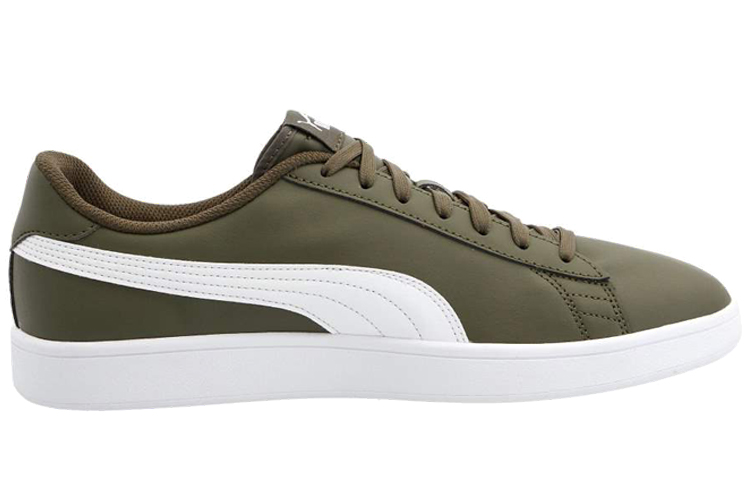 Puma Unisex Smash V2 L Sneakers Green/White 圖 2