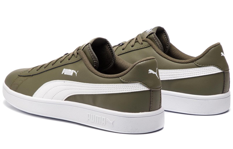 Puma Unisex Smash V2 L Sneakers Green/White 圖 4