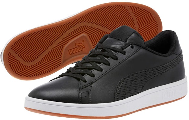 푸마 스매쉬 V2 레더 블랙 (Puma Smash V2 Leather Black) 365793-02 Purchase 푸마 스매쉬 V2 레더 블랙 (Puma Smash V2 Leather Black) 365793-02