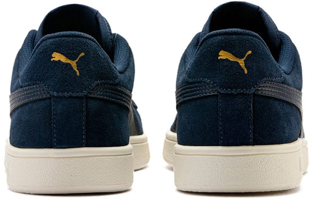 Puma Smash V2 Rendah 'Biru Emas Putih' 367147-24 Shop Puma Smash V2 Rendah 'Biru Emas Putih' 367147-24