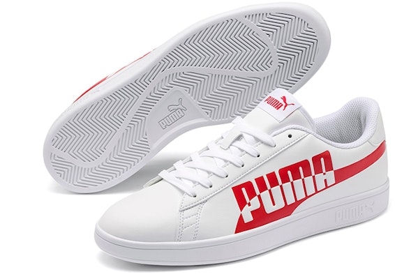 Puma Smash v2 Max 白紅 Lookbook Puma Smash v2 Max 白紅