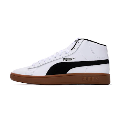 Puma Unisex Smash V2 Mid-Top Sneakers White