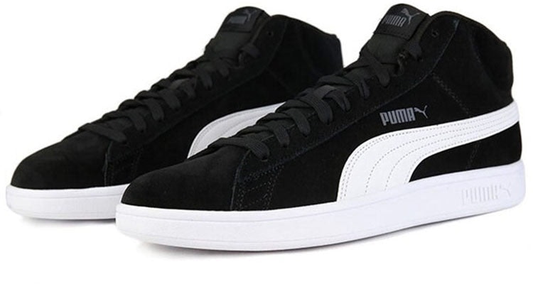プーマ スマッシュv2 ミッド 黒白 (Puma Sumasshu v2 Middo Kuro Shiro) 366923-01 Lookbook プーマ スマッシュv2 ミッド 黒白 (Puma Sumasshu v2 Middo Kuro Shiro) 366923-01