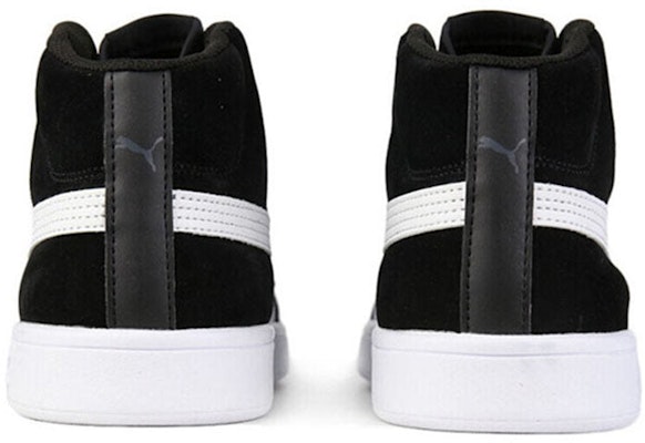 プーマ スマッシュv2 ミッド 黒白 (Puma Sumasshu v2 Middo Kuro Shiro) 366923-01 Shop プーマ スマッシュv2 ミッド 黒白 (Puma Sumasshu v2 Middo Kuro Shiro) 366923-01