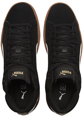 Puma Smash V2 Mid 'Hitam Putih Coklat' 366923-09 Shop Puma Smash V2 Mid 'Hitam Putih Coklat' 366923-09
