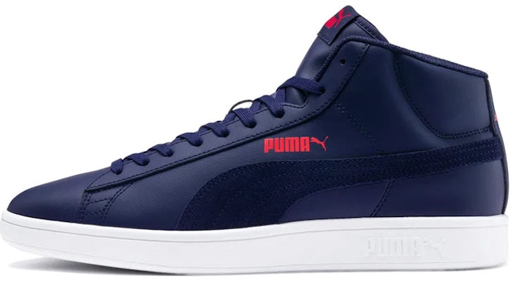 Puma Smash V2 Mid 'Blue Red' 366924-03 Buy Puma Smash V2 Mid 'Blue Red' 366924-03