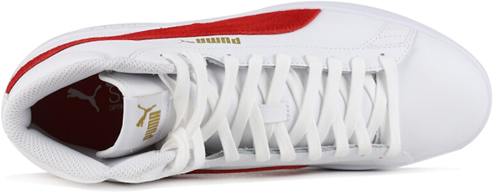 Puma Smash v2 Mid L 'Putih Merah' 366924-10 Shop Puma Smash v2 Mid L 'Putih Merah' 366924-10