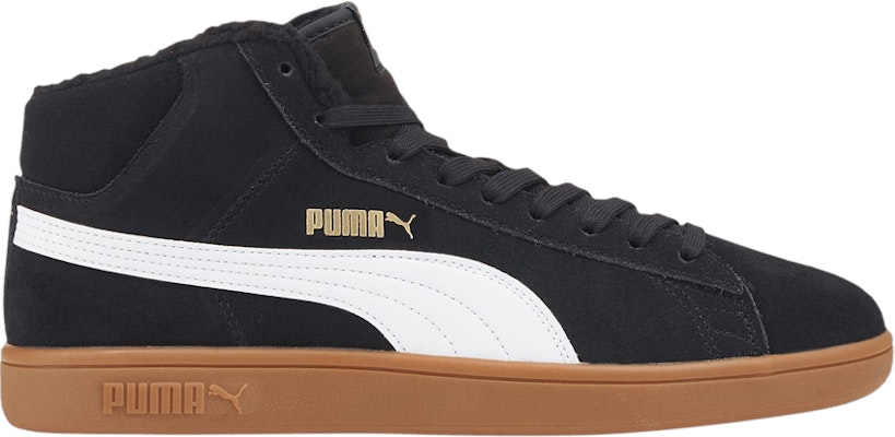 Puma Smash v2 Mid Winter Black Gum 375870 01