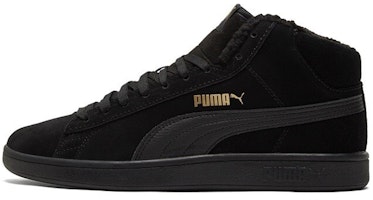 Puma Smash v2 Mid Winter 'Black Team Gold' 375870-02 Puma Smash v2 Mid Winter 'Black Team Gold' 375870-02