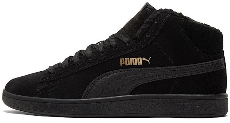 Puma Smash v2 Mid Winter 'Black Team Gold' 375870-02 Buy Puma Smash v2 Mid Winter 'Black Team Gold' 375870-02