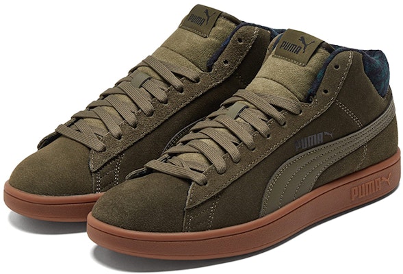Puma Smash v2 Mid WTR 'Plaid - Grape Leaf' 385174-03 Lookbook Puma Smash v2 Mid WTR 'Plaid - Grape Leaf' 385174-03