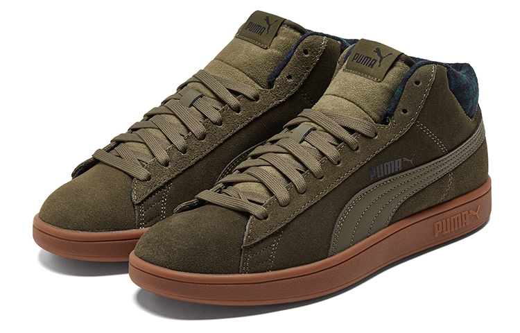 Lookbook プーマ スマッシュv2 ミッド WTR プレードウインター (grape leafは色なので説明不要) 385174-03