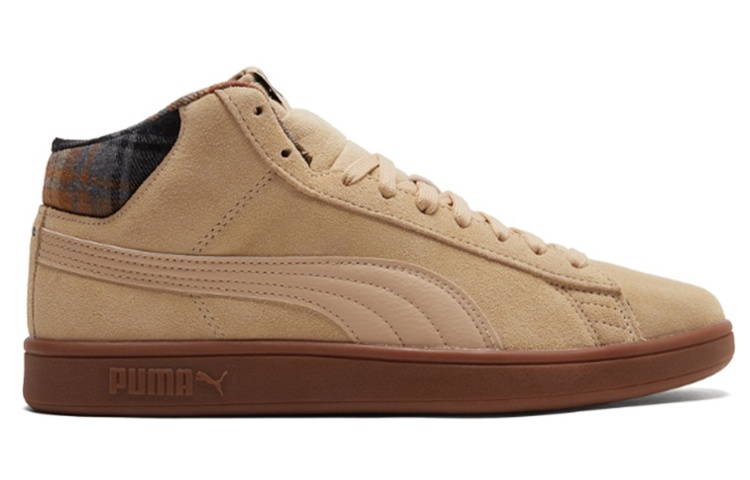 Order Puma Smash v2 Mid WTR 'Plaid - Pebble' Lelaki Kasual Sneakers 385174-02