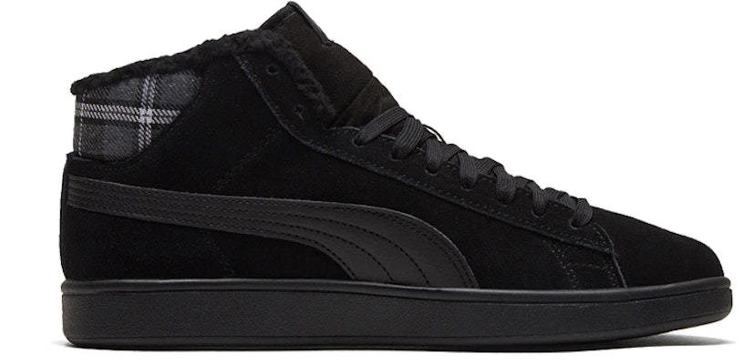 Puma Smash V2 Mid Wtr Fleece Hitam Kasut Papan Tengah 366810-01 Order Puma Smash V2 Mid Wtr Fleece Hitam Kasut Papan Tengah 366810-01