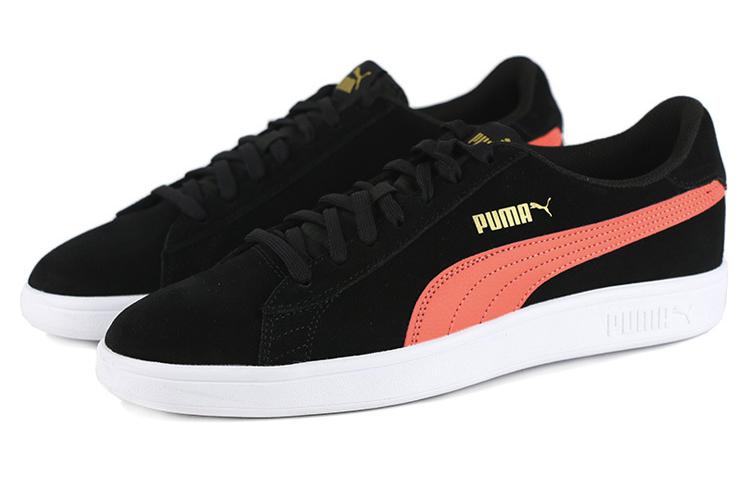 Lookbook Sepatu Puma Smash V2 Retro Casual Skateboarding Unisex Hitam Merah Koral 364989-39