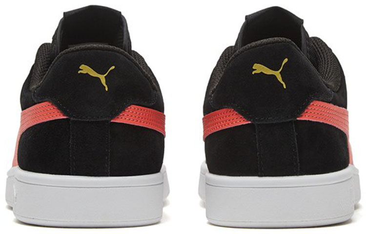 Purchase Sepatu Puma Smash V2 Retro Casual Skateboarding Unisex Hitam Merah Koral 364989-39