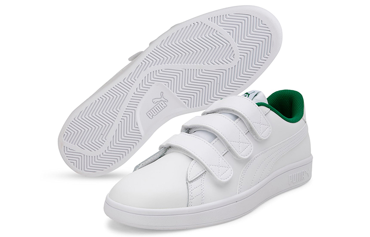 Puma Smash V2 V White/Green 圖 3