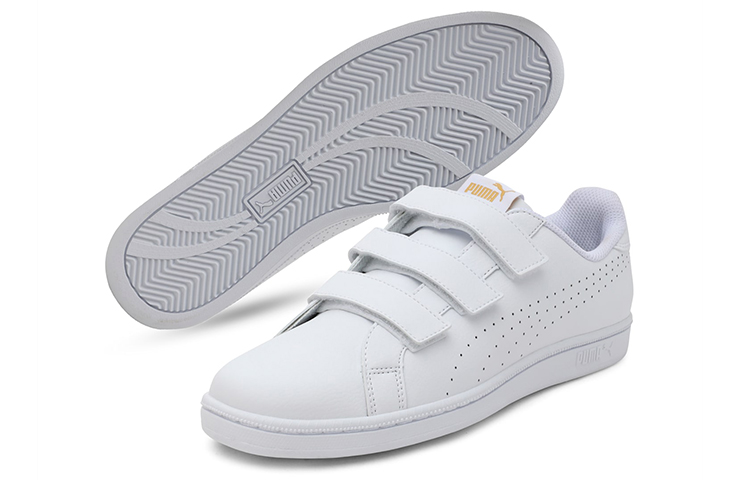 Puma Smash Velcro White Unisex 圖 5