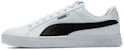Kasut Puma Smash Vulc Retro Kasual Skateboarding Unisex Putih Hitam 'White Black' 385554-01