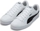 Lookbook Kasut Puma Smash Vulc Retro Kasual Skateboarding Unisex Putih Hitam 'White Black' 385554-01